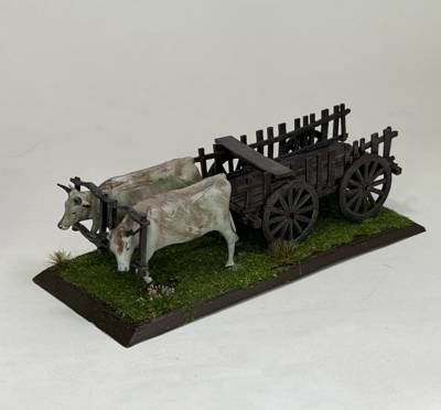 Oxen Wagon (painted)